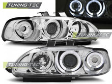 Carica l&#39;immagine nel visualizzatore di Gallery, Fari Anteriori HONDA CIVIC EG 09.91-08.95 4 Porte ANGEL EYES CHROME