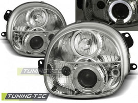 Fari Anteriori RENAULT TWINGO 03.93-09.98 ANGEL EYES CHROME