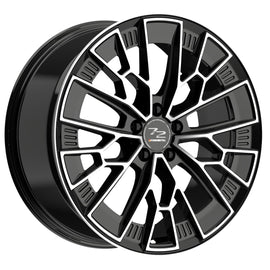 Cerchio in Lega Fondmetal 9 PERFORMANCE 1972 (8300) 21x11 ET27 5x110 GLOSSY BLACK MACHINED