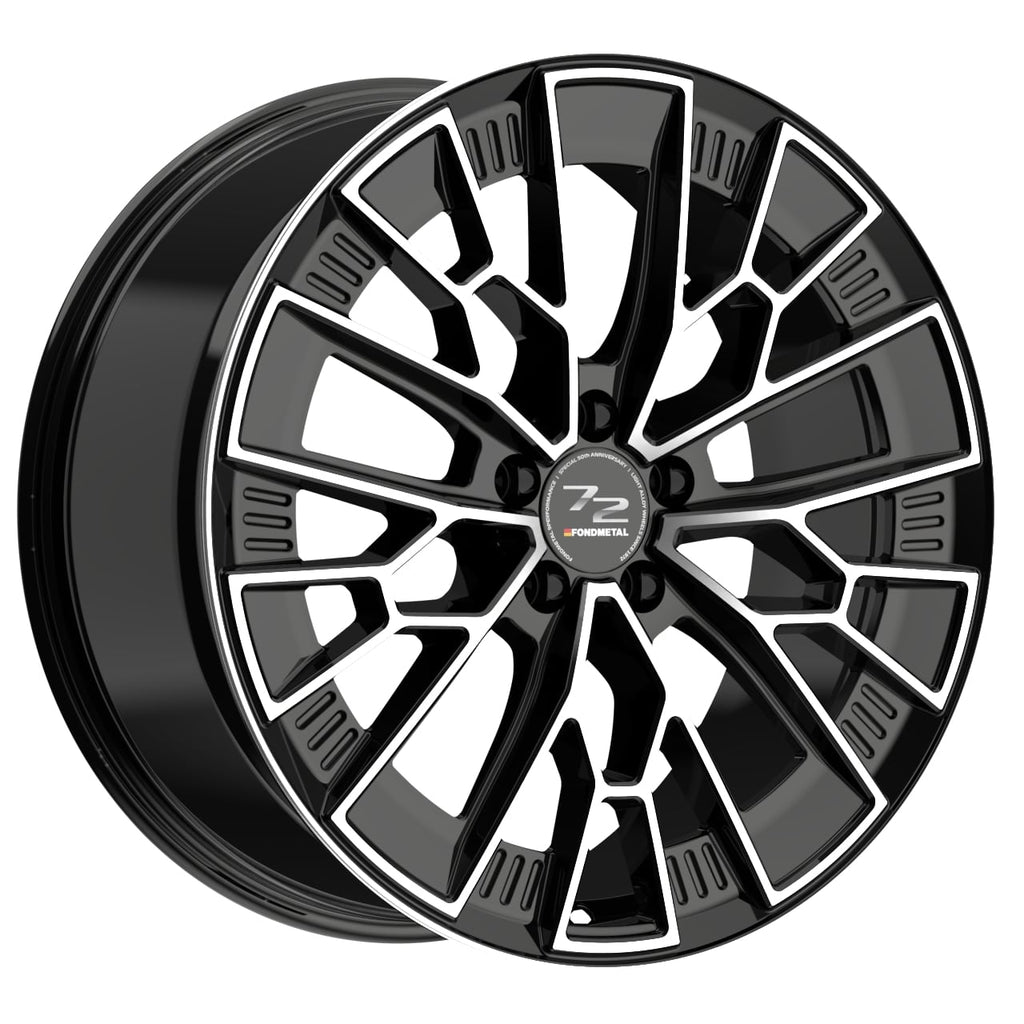 Cerchio in Lega Fondmetal 9 PERFORMANCE 1972 (8300) 20x10.5 ET39 5x112 GLOSSY BLACK MACHINED