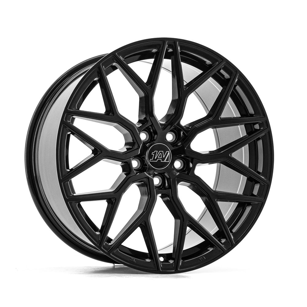 Cerchio in Lega 1AV ZX12 19x9,5 ET40 5H con foratura su misura Gloss Black