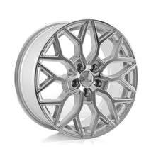 Carica l'immagine nel visualizzatore di Gallery, Cerchio in Lega 1AV ZX12T 18x8 ET50 5H con foratura su misura Gloss Silver &amp; Polished