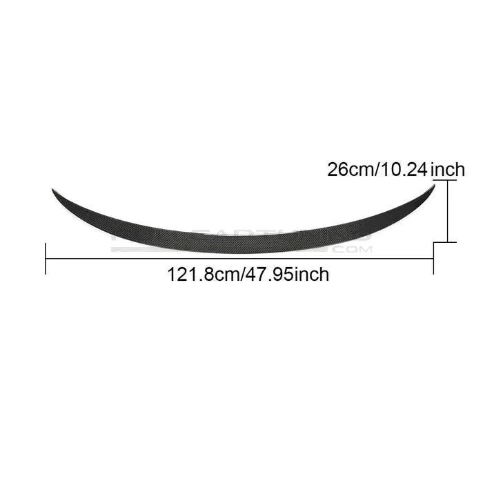 CarbonWorks Spoiler posteriore Performance in carbonio per Tesla Model dal 2017 - foto 4