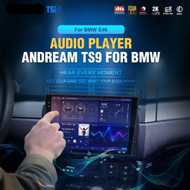 Andream Android 14 BMW E46 Sintolettore Carplay Wireless Navigazione Audio Auto