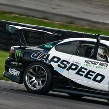 Alettone Posteriore Regolabile Universale Japspeed BGW in ABS Nero Lucido - foto 14