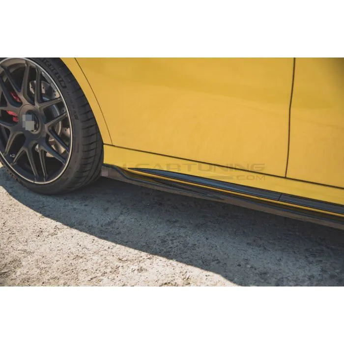CarbonWorks Minigonne laterali in carbonio per Mercedes-Benz Classe A W177 dal 2018 e Cla C118 dal 2019 - foto 3