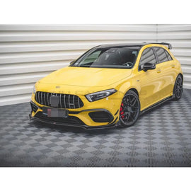 CarbonWorks Lip paraurti anteriore in carbonio per Mercedes-Benz Classe A W177 dal 2019 - foto 2