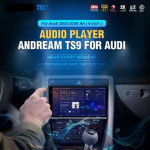 Carica l&#39;immagine nel visualizzatore di Gallery, Andream Autoradio Android 14 Audi A4 S4 RS4 B6/B7: CarPlay, Android Auto, 9&#39;&#39; Touch HiFi.