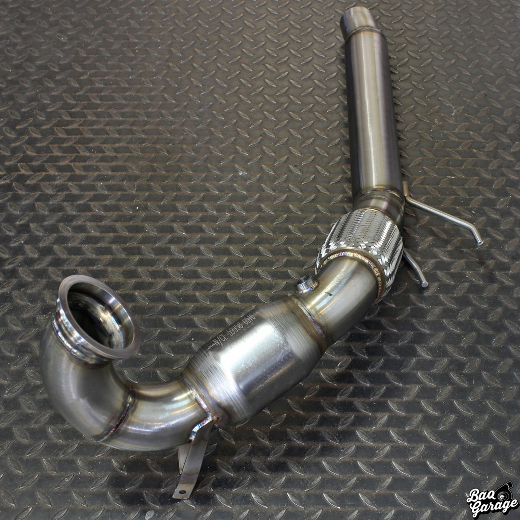 Downpipe BAQ Exhaust Volkswagen Polo GTI 2.0 TSI con GPF – foto 1