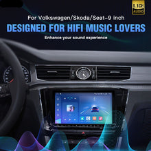 Load image into Gallery viewer, Andream Autoradio Android 9 Pollici Schermo IPS CarPlay GPS per Volkswagen Passat Golf