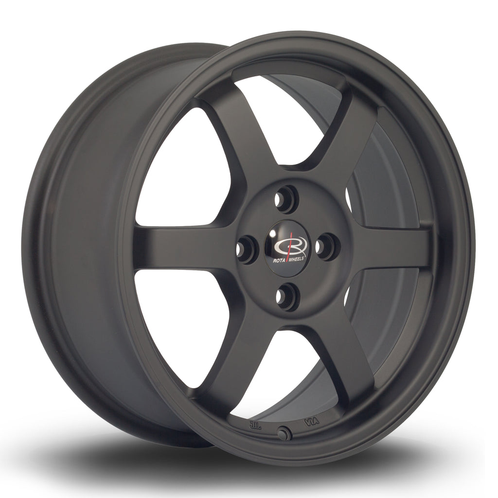 Cerchio in lega Rota Wheels Grid 16x7 4x100 ET27 Flat Black