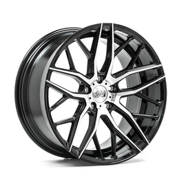 Cerchio in Lega 1AV ZX11 20x8,5 ET35 5x120 Gloss Black & Polished