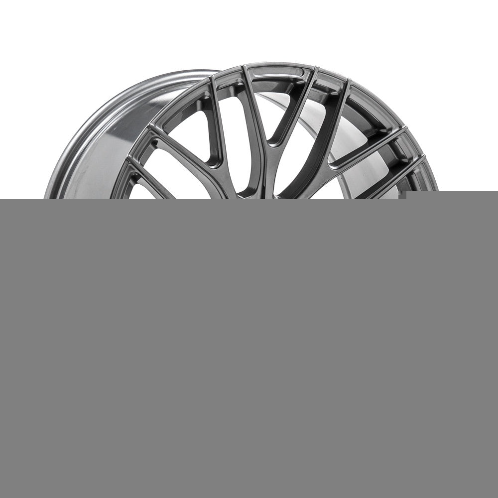 Cerchio in Lega 1AV ZX2 19x9,5 ET40 5H con foratura su misura Gloss Grey