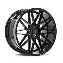 Load image into Gallery viewer, Cerchio in Lega 1AV ZX4 20x10,5 ET42 5H con foratura su misura Gloss Black