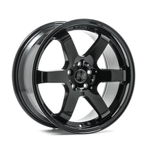 Load image into Gallery viewer, Cerchio in Lega 1AV ZX6 18x8,5 ET40 5H con foratura su misura Gloss Black