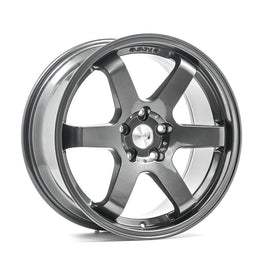Cerchio in Lega 1AV ZX6 18x8,5 ET40 5H con foratura su misura Gloss Grey