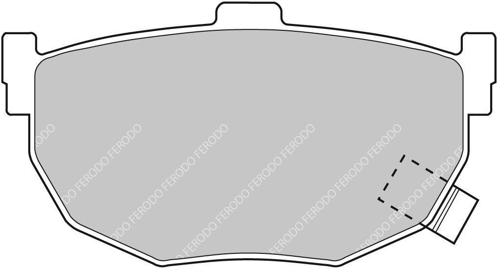 Pastiglie freni Ferodo DS2500 posteriori Hyundai Coupe RD