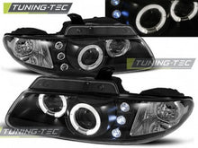 Carica l&#39;immagine nel visualizzatore di Gallery, Fari Anteriori CHRYSLER VOYAGER 96-02.01 ANGEL EYES BLACK
