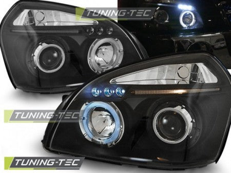 Fari Anteriori HYUNDAI TUCSON 07.04-10 ANGEL EYES BLACK
