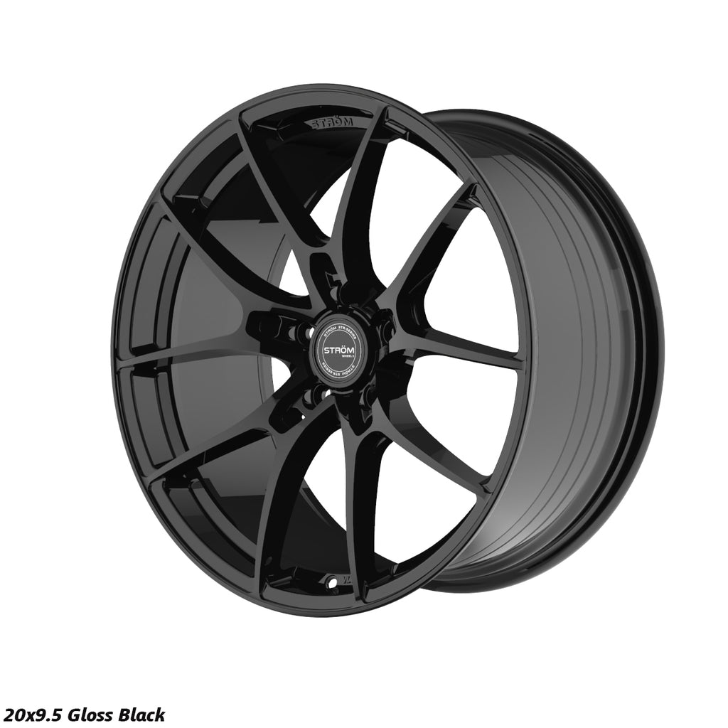 Cerchio in lega Ström STR-F1 20x9.5 5x112 ET38 Gloss Black
