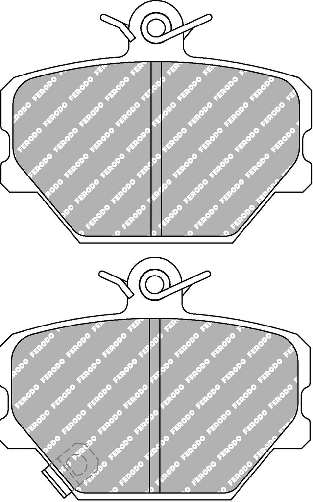 Pastiglie freni Ferodo DS Performance anteriori Smart Fortwo 450, Roadster 452