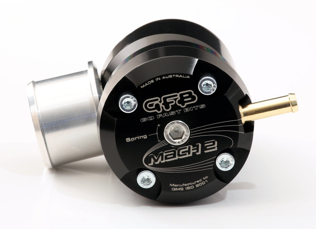 GFB Mach 2 Valvola Ricircolo 33mm In/Out per Mitsubishi EVO Prestazioni Top