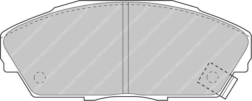 Pastiglie freni Ferodo DS2500 anteriori Honda Civic EE/EF, Integra DA/DB