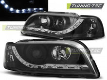 Carica l&#39;immagine nel visualizzatore di Gallery, Fari Anteriori VOLVO S40/V40 02.96-04.00 DAYLIGHT BLACK