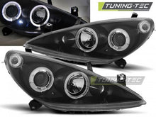 Carica l&#39;immagine nel visualizzatore di Gallery, Fari Anteriori PEUGEOT 307 04.01-06.05 ANGEL EYES BLACK