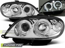 Carica l&#39;immagine nel visualizzatore di Gallery, Fari Anteriori CITROEN SAXO 09.99-06.03 ANGEL EYES CHROME