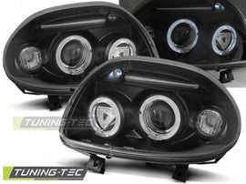 Fari Anteriori RENAULT CLIO 2 09.98-05.01 ANGEL EYES BLACK