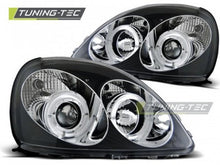Carica l&#39;immagine nel visualizzatore di Gallery, Fari Anteriori TOYOTA YARIS 04.99-09.03 ANGEL EYES BLACK