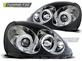 Fari Anteriori TOYOTA YARIS 04.99-09.03 ANGEL EYES BLACK