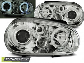 Fari Anteriori VW GOLF 4 09.97-09.03 ANGEL EYES CHROME