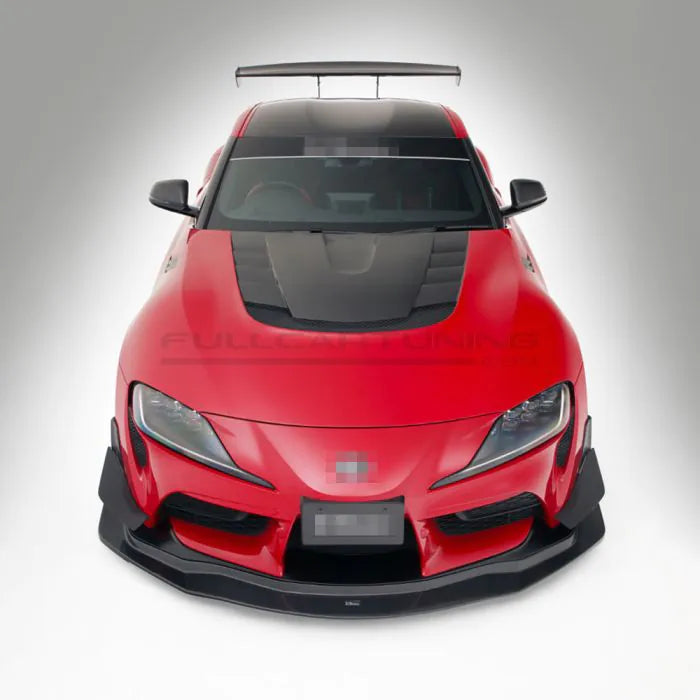 CarbonWorks Splitter paraurti anteriori in carbonio per Toyota Supra A90 dal 2019 - foto 5