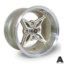 Cerchio in lega Autostar Kanji 14x9 4x114.3 ET13 Gold Polished Lip