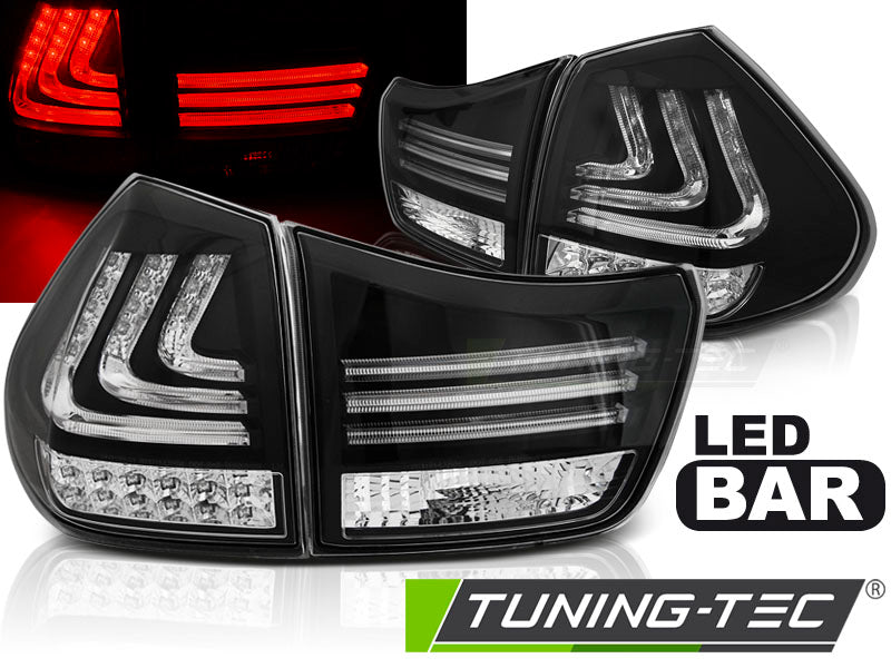 Fanali Posteriori Neri LED BAR per Lexus 2003-2008
