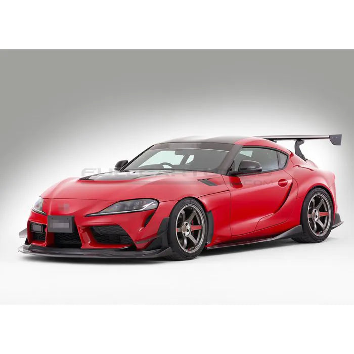 CarbonWorks Splitter paraurti anteriori in carbonio per Toyota Supra A90 dal 2019 - foto 2