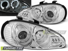 Carica l&#39;immagine nel visualizzatore di Gallery, Fari Anteriori MAZDA MX3 91-98 ANGEL EYES CHROME