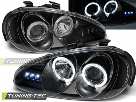 Fari Anteriori MAZDA MX3 91-98 ANGEL EYES BLACK