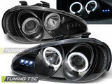 Fari Anteriori MAZDA MX3 91-98 ANGEL EYES BLACK