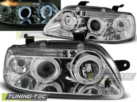 Fari Anteriori CHEVROLET AVEO 03-06 ANGEL EYES CHROME
