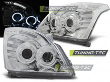 Carica l&#39;immagine nel visualizzatore di Gallery, Fari Anteriori TOYOTA LAND CRUISER 120 03-09 ANGEL EYES CHROME