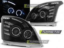 Carica l&#39;immagine nel visualizzatore di Gallery, Fari Anteriori TOYOTA LAND CRUISER 120 03-09 ANGEL EYES BLACK
