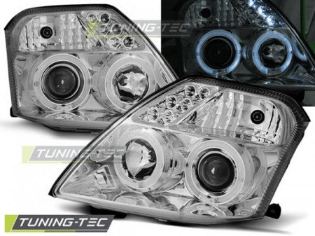 Fari Anteriori CITROEN C2 09.03-10 ANGEL EYES CHROME