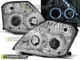 Fari Anteriori CITROEN C2 09.03-10 ANGEL EYES CHROME