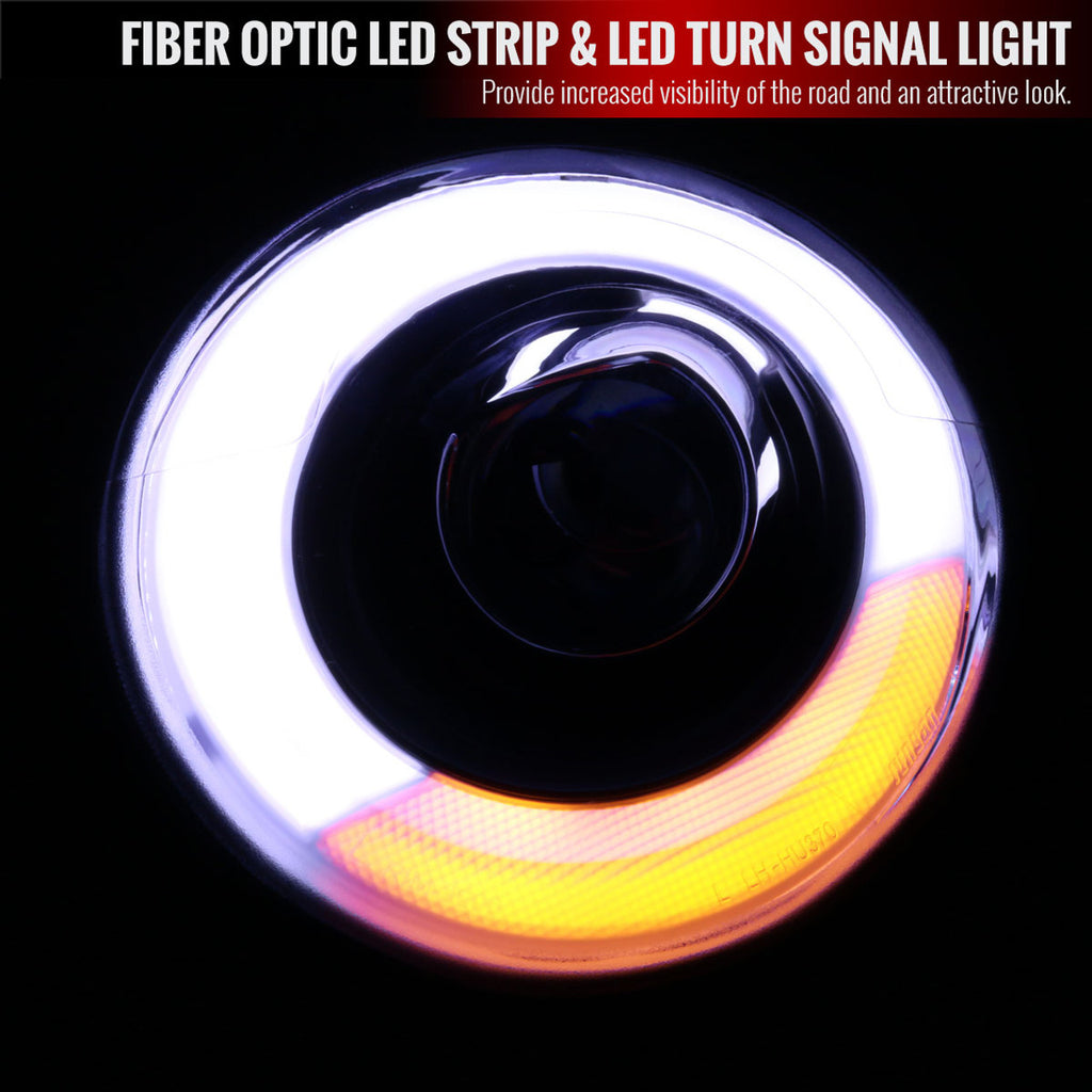 Fari Anteriori Proiettori LED SK-Import Neri Mini Cooper R55 R56 R57 R58 - foto 5