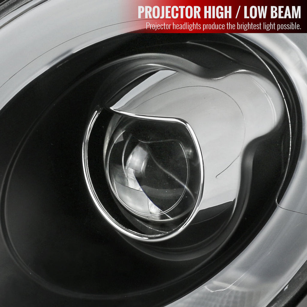 Fari Anteriori Proiettori LED SK-Import Neri Mini Cooper R55 R56 R57 R58 - foto 3