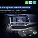 Wireless CarPlay TOYOTA Corolla Avensis Auris Prius Yaris GT86 C-HR Verso Land Cruiser RAV4 Touch2 2014-2019 Android Auto