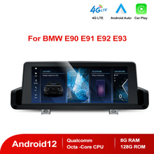 Load image into Gallery viewer, Android 12.0 Qualcomm 8-core 8G+128G 4G-LTE GPS 8.8&#39;&#39; 10.25&#39;&#39; Radio Player Navigation BMW Serie 3 E90 E91 E92 E93 Smart Navigation